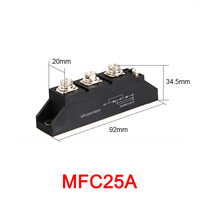 Module de diode thyristor SCR 110 ampères 1600V MFC 200A, redresseur solaire AC/DC, pont redresseur, module thyristor