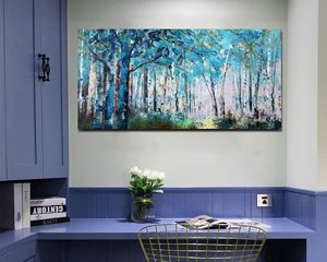 SQ flores arte de pared moderno lienzo margaritas color textura imagen Wildflower pintura pared arte paisaje pintura <span class=keywords><strong>para</strong></span> <span class=keywords><strong>sala</strong></span> de estar - Product Image 1