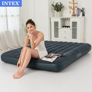<span class=keywords><strong>Intex</strong></span> 64735 <span class=keywords><strong>Matelas</strong></span> <span class=keywords><strong>Double</strong></span> <span class=keywords><strong>Gonflable</strong></span> Confortable en Duvet Vert Minuit pour Intérieur et Extérieur - Product Image 5