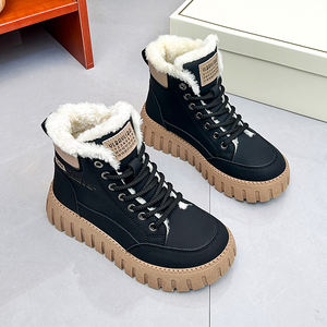 Chaussures de sport décontractées en peluche pour femmes, nouvelle mode automne-hiver, confortables et chaudes, style baskets de marche - Product Image 4