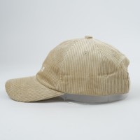 Logo de broderie personnalisé pour chapeau de papa unisexe en velours côtelé de haute qualité pour l'extérieur casquette de baseball non structurée