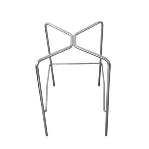 Pied de chaise en métal chromé pour bureau à domicile ou extérieur, design contemporain, prix compétitif - Product Image 2