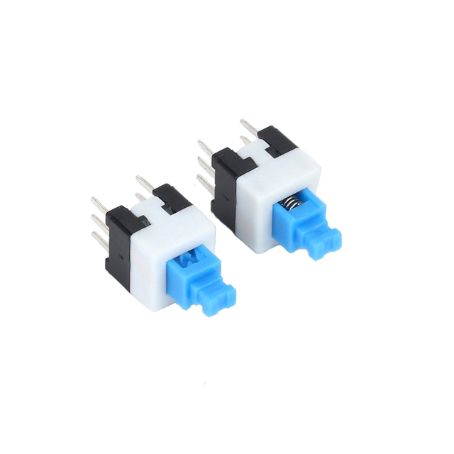 Double Row 6 PINS 7*7 Push Button Switch With Self-lock