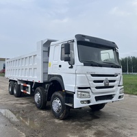 Б/у самосвал HOWO A7 8x4, 60 тонн, для экспорта в Африку, дизель Евро II-VI, левый руль, шины 12.00R20, 336-480 л.с., для тяжелых грузов