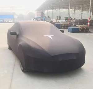 Cubierta de terciopelo elástica para coche, cubierta completa de alta calidad para interior, a prueba de polvo, para garaje subterráneo - Product Image 5