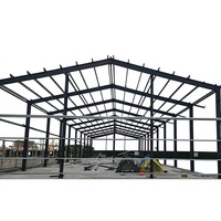 Bâtiment d'entrepôt préfabriqué en structure métallique, atelier métallique, hangar ignifuge et étanche, installation rapide, stockage d'usine