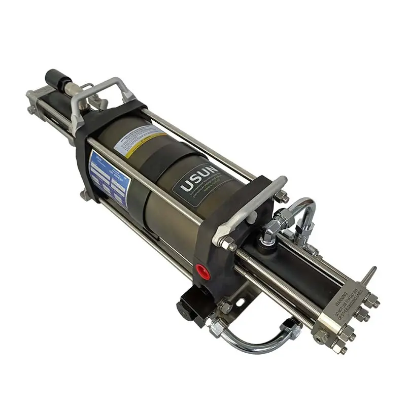 USUN Model: 2AGBT30/60 double drive two stage high pressure pneumatic driven nitrogen gas testing pump