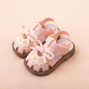 <span class=keywords><strong>Sandales</strong></span> d'été mignonnes pour filles, style princesse, avec nœud, respirantes, antidérapantes, chaussures pour enfants, semelles souples confortables, <span class=keywords><strong>sandales</strong></span> de plage pour enfants en bas âge - Product Image 4