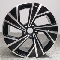 Jantes de voiture de tourisme en alliage d'aluminium d'origine OEM à cinq branches, 17 * 7,5 18 * 8 19 * 8 pouces, 5 * 112 PCD, 5481
