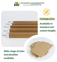 Wholesale Custom Size MDF Board High Density Wood Panel for Office Furniture Shelving and Partition Applications