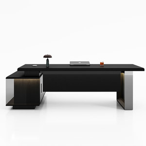 Liyu Furniture Modern L-Shaped Executive Desk with <strong>Drawers</strong> Easy Assembly Boss Director <strong>Office</strong> Table Escritorios De Oficina - Product Image 5