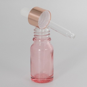 Flacons en verre rose doré portables de 5 ml, 10 ml, 20 ml, 30 ml pour huiles essentielles avec compte-gouttes et couvercles – Idéal pour les voyages - Product Image 6