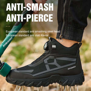 <span class=keywords><strong>Scarpe</strong></span> di Sicurezza Invernali Unisex OEM di Alta Qualità, Stivali da Lavoro Sportivi Leggeri e Traspiranti <span class=keywords><strong>con</strong></span> Punta in Acciaio Antiurto e Fodera in PVC - Product Image 4