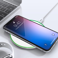 Chargeur sans fil rapide PD LED en marbre véritable OEM d'origine avec mini USB pour iPhone 5V 2A 5W 10W 15W