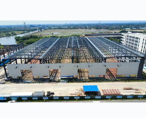 Nhà kho thép tiền chế hiệu quả chi phí cho nhà máy sản xuất Trung Quốc với kết nối bu lông dễ dàng xây dựng tại guyana - Product Image 1