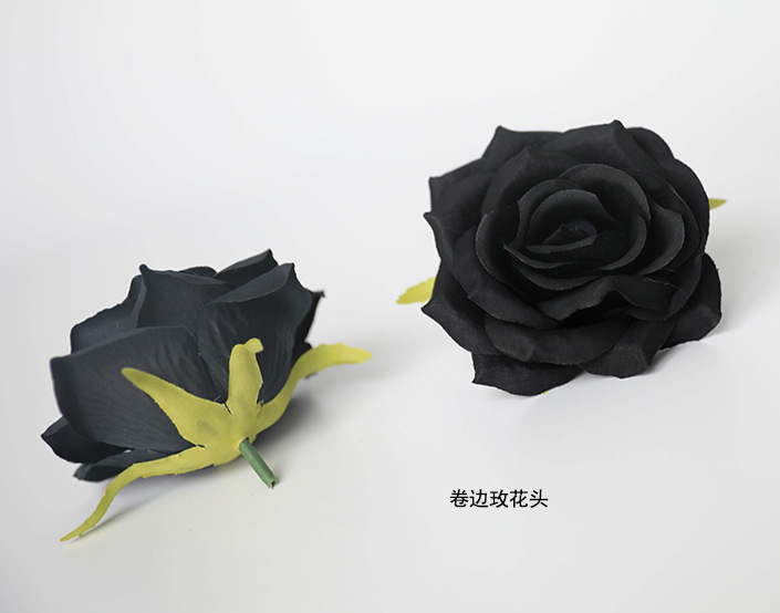 O-X412 Grohandels preis Diy knstliche schwarze Rosen Kpfe echte  Berhrung Seide knstliche schwarze Rose Blume fr Begrbnis dekoration|  Alibaba.com