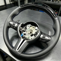 Volant de voiture en cuir LED en stock pour BMW F30 F10 F15 F36 F20 F22 F25 F32 M3 M5 X5 E46 E70 E90 E91 M Volant sport