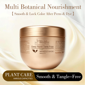 Masque capillaire réparateur en profondeur à la kératine, personnalisé pour un seul usage, lisse les cheveux crépus, nourrit les cheveux secs et abîmés, crème de soin capillaire - Product Image 5