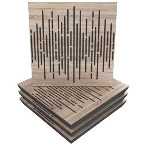 Bằng Gỗ Trang Trí Chống Âm Nhạc Phòng Thu Nghệ Thuật Hiện Đại Sóng Gỗ <span class=keywords><strong>Acoustic</strong></span> Khuếch Tán 60Mm - Product Image 6