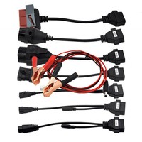 Kabel Adaptor Mobil Terbaru Set Lengkap 8 Kabel OBD2 Kabel Adaptor Diagnostik Kerusakan Otomatis dengan Klip Buaya untuk Berbagai Model Kendaraan