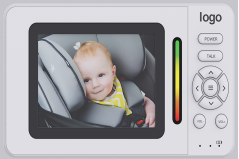 2025 New bé an toàn màn hình với máy ảnh không dây video vú em an ninh tầm nhìn ban đêm nhiệt độ ngủ máy ảnh bé màn hình - Product Image 3