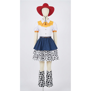 Costume de cosplay Jessie Cowgirl d'Halloween, robe et chapeau de poupée cowboy, déguisement de femme pour jeu de rôle inspiré du film d'animation - Product Image 6