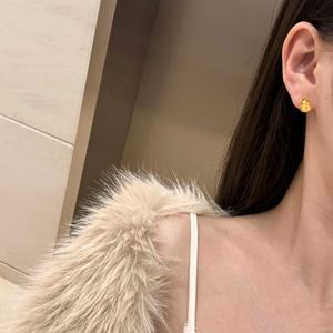 Dylam Fashion Design Rhodium 22K Gold Plated 925 Sterling Silver Gourd Shape <b>Stud</b> <b>Earrings</b> for Women Dress up <b>Fine</b> Jewelry - Product Image 2