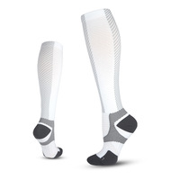 Chaussettes de compression élastiques pour le sport, la course à pied, le cyclisme et l'entraînement en plein air, pour hommes et femmes