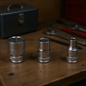 Fervi Polygonal <b>Socket</b> Wrench Normal Series 12 Point Chrome Vanadium Steel - Product Image 3