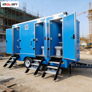 Baño Portátil de Playa, Remolque Móvil para Baños, Resistente a la Arena, para Complejos Turísticos Costeros, Parques, Vacaciones en la Orilla del Mar - Product Image 4