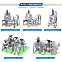 Mélangeur à double enveloppe Gtop pour liquides et lotions, machine de mélange et d'émulsification pour crèmes corporelles