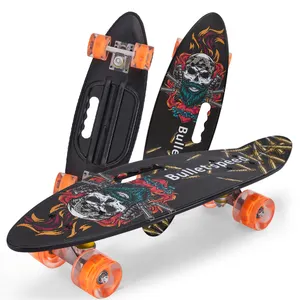 2020 OEM Decks kleines Fisch Longboard Skateboard 4 Rad Erwachsenen Jugend Skateboard