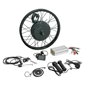 72v 3000 Watt 50H Magnets Rear Motor <strong>Electric</strong> <strong>Bike</strong> <strong>Conversion</strong> <strong>Kit</strong> With UKC1 Colorful Display - Product Image 1