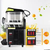 Machine à smoothie et à slush commerciale Dongbei XC224 en acier inoxydable de qualité alimentaire, grande capacité, double cylindre, jus, neige fondante