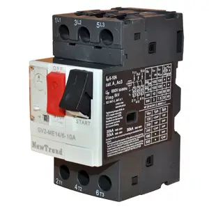 220V GV2ME motor protective circuit breaker, 1.25-0.4A GV2 circuit breaker, 3 phase motor protection circuit breaker