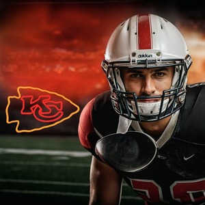 ป้ายไฟนีออนรูปทีมฟุตบอลรักบี้ โลโก้ทีมชีฟส์ คีซี ไฟ LED ใช้พลังงานจาก USB ปรับความสว่างได้ ตกแต่งผนังบ้าน ห้องนอน ห้องชาย บาร์ - Product Image 6