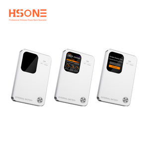 MY15/MY25L 20W Alliage d'aluminium Ultra Mince Écran TFT Affichage Sans Fil Banque d'alimentation Magnétique Puissante Double Fonction de Charge 10000MAH - Product Image 1