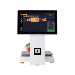थोक कस्टम ऑल इन वन एआई 15.6 इंच डुअल टच स्क्रीन इलेक्ट्रॉनिक डिजिटल पॉस सिस्टम मशीन वेइंग स्केल - Product Image 3