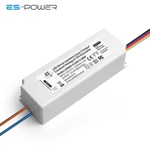 ES CE กันน้ำ IP65 68W 24V 2.8A AC-DC,ตัวขับ LED แรงดันคงที่พร้อมระบบลดแสง1-10V