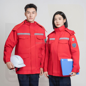 Logo personnalisé vêtements <span class=keywords><strong>de</strong></span> <span class=keywords><strong>travail</strong></span> d'hiver <span class=keywords><strong>pour</strong></span> hommes femmes doublure en coton anti-acide alcalin épais polyester vêtements <span class=keywords><strong>de</strong></span> <span class=keywords><strong>travail</strong></span> <span class=keywords><strong>uniforme</strong></span> garder au chaud - Product Image 3