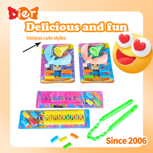 Bonbons en gros, étiquette privée personnalisée, assortiment de formes et de <span class=keywords><strong>saveurs</strong></span> amusantes de dessins animés, bonbons gélifiés, bonbons pour enfants, jouet, OEM/ODM - Product Image 5