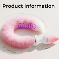 App-gesteuerter Vibrierender Analplug Fuchsschwanz-Vibrator Butt Plug Anales Rollenspiel Flirt-Sexspielzeug für Männer Frauen Paare Erwachsenenspiele