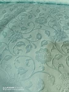 ผ้าไมโครไฟเบอร์โพลีเอสเตอร์ 100% ของจีน ยี่ห้อ <span class=keywords><strong>Toyobo</strong></span> ปี 2025 ผู้จัดจำหน่ายผ้าม้วน ลายปั๊มนูนสีขาว ผ้าปูที่นอนลายทาง 90GSM สำหรับโรงแรม - Product Image 3