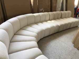 DISEN การออกแบบที่ทันสมัยช่องโมดูลาร์โซฟาเบลเยียม Boucle ห้องนั่งเล่นส่วนโซฟา