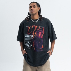 Sweat à capuche unisexe surdimensionné en coton épais 100 % avec motif lettres personnalisable pour broderie, idéal pour l'automne - Product Image 4