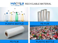 Équipement de recyclage des déchets, machine de recyclage du plastique PP HDPE PVC, ligne de recyclage des films plastiques