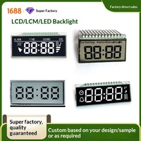 Layar Jam Timer LCD Segmen 2026 Tipe Refleksi Tembus Pandang OEM ODM OBM