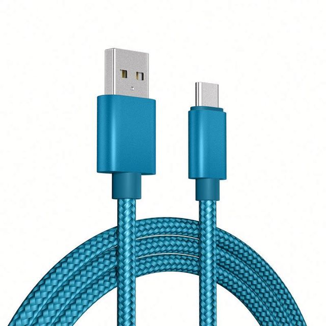 Wholesale Type C Charger Cable Premium Nylon Braid Cable Data Transfer USB-C Power Adapter Phone Cable