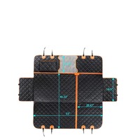 Nouvelle housse de siège de voiture amovible 3-en-1 pour chien, protection de siège arrière pour animaux de compagnie, imperméable, anti-salissure, antidérapante, tapis de siège de voiture