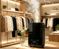 Diffuseur intelligent, fabriqué en plastique, peut servir de montre et de décoration, adapté aux lieux haut de gamme de grande envergure.